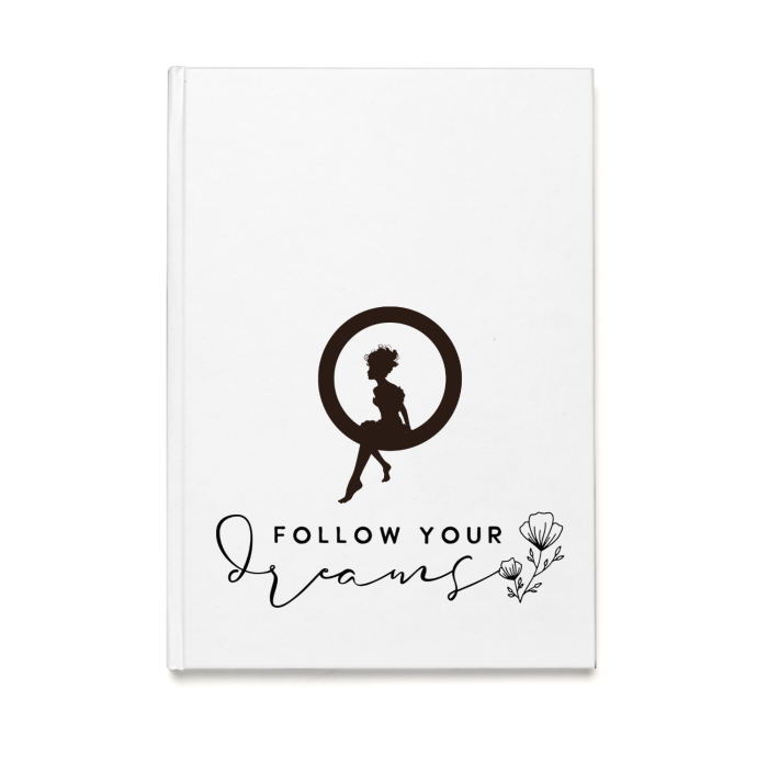 Agenda/Jurnal Follow Your Dreams, 100 file, foaie alba [2]