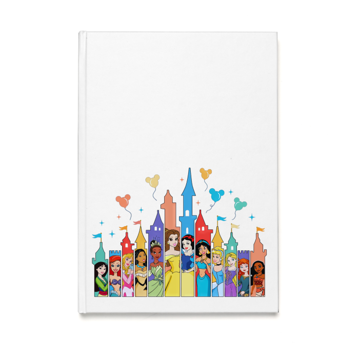 Agenda/Jurnal pentru copii, 100 file, foaie alba, Disney Princess [2]