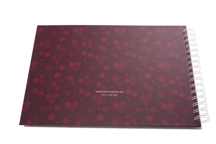 Album foto / Guestbook / Caiet marturii pentru botez, format A4 landscape, pix inclus, wild one [2]