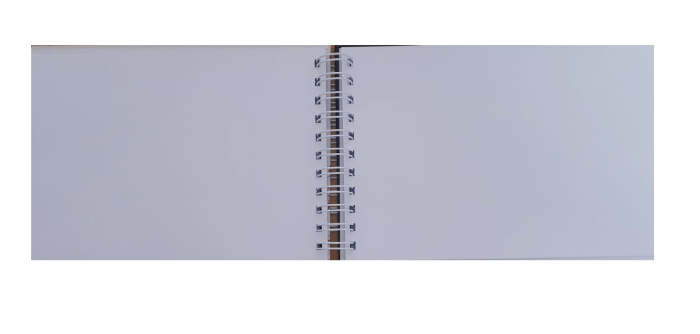 Album foto / Guestbook Caiet marturii Flower pentru nunta, format A5 landscape, pix inclus, 120 pagini albe, accesoriu nunta [2]