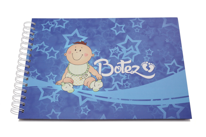 Album foto / Guestbook pentru botez, A4 landscape, pix inclus, accesoriu nunta [2]