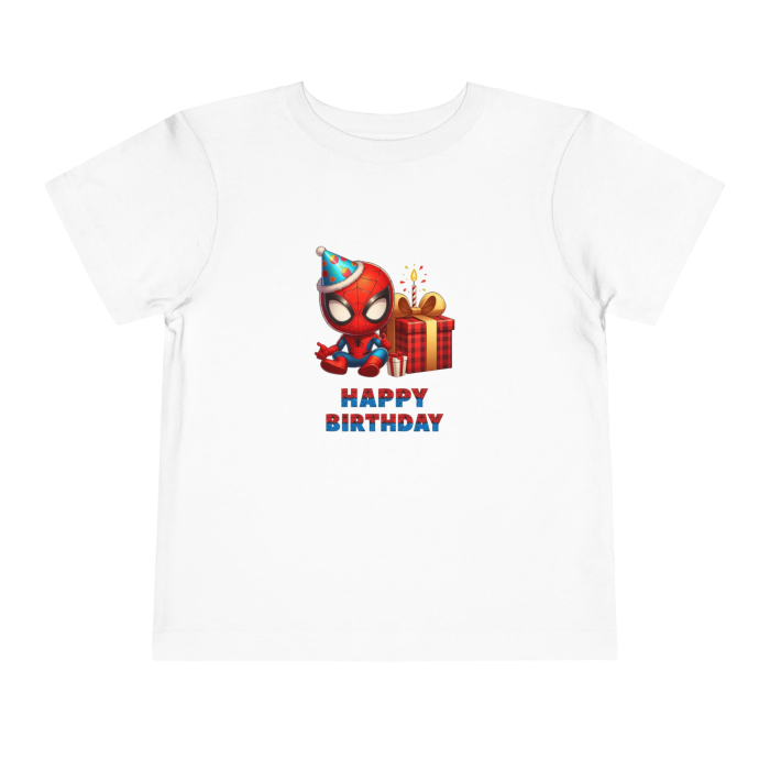 Tricou copii, aniversar, tematica SPIDERMAN Marvel Mini Hero, pentru baieti, 2 ani [2]