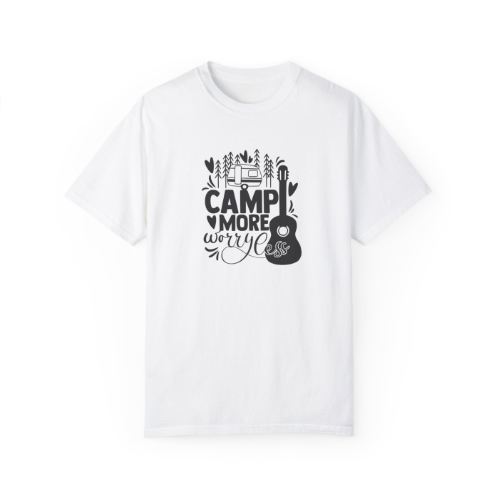 Tricou personalizat Camping Lover, pentru iubitorii de natura, barbati, alb [2]