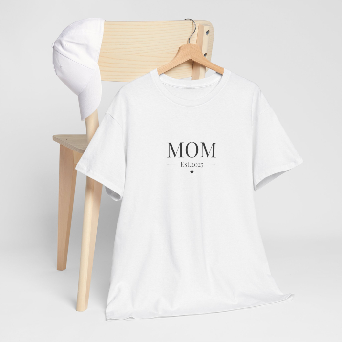 Tricou personalizat Gravide, Mom to Be, 2025, alb [2]