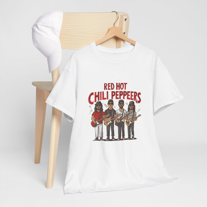 Tricou personalizat Music, alb, Red Hot Chili Peppers [2]