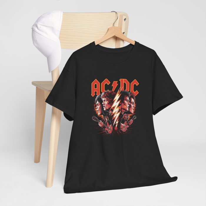 Tricou personalizat Music, negru, Rock AC/DC, pasionatii de muzica [2]