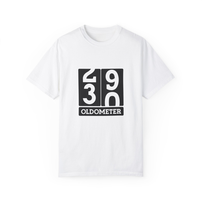 Tricou personalizat pentru barbati, aniversare 30 ani, alb [2]