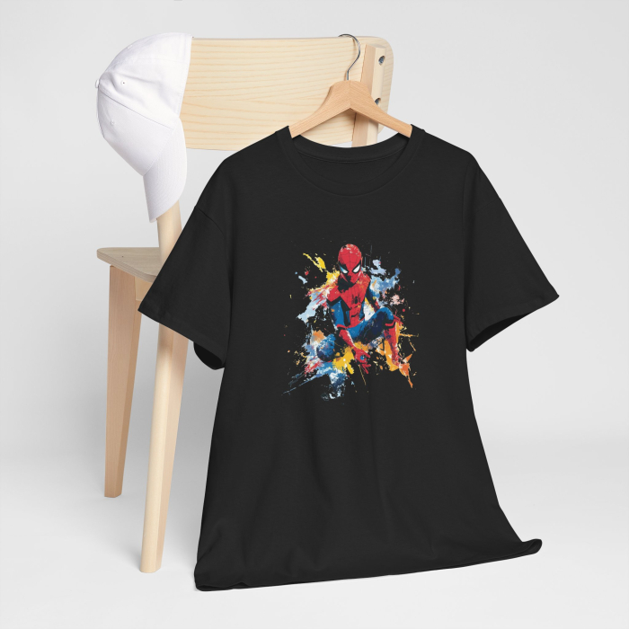 Tricou personalizat Super Eroi Marvel, Spider Man, negru [2]