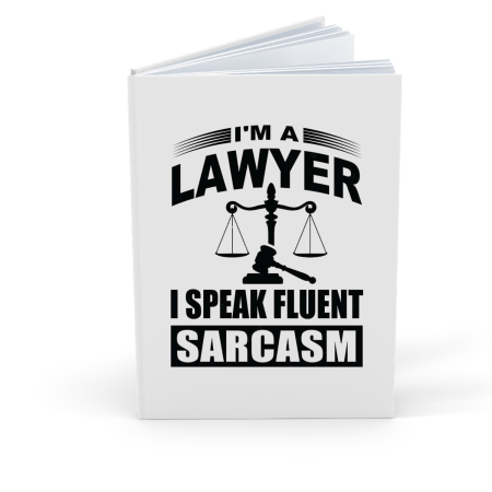 Agende Personalizate - Agenda/Jurnal cu mesaj amuzant pentru avocat/a, A5, 100 file