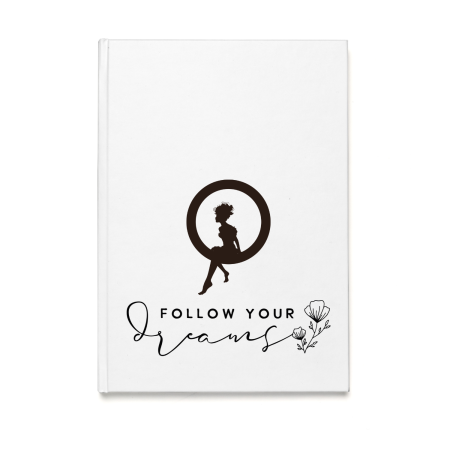 Agenda/Jurnal Follow Your Dreams, 100 file, foaie alba [1]