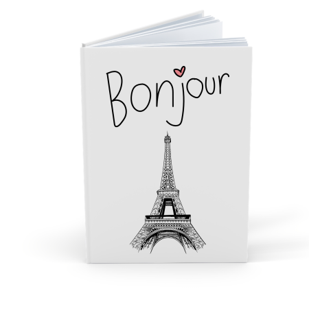 Agende Personalizate - Agenda/Jurnal Paris/ Turnul Eiffel, 100 file, foaie alba, pasionatii de calatorii
