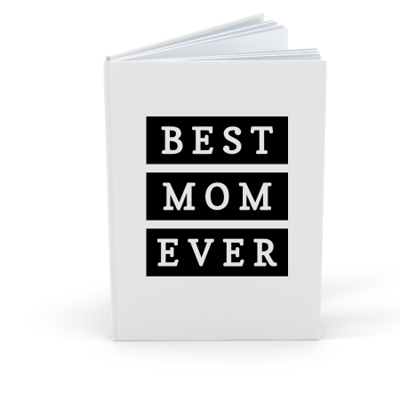 Agende Personalizate - Agenda/Jurnal pentru cea mai buna mama, cadou 8 martie, Ziua mamei, 100 file albe format A5