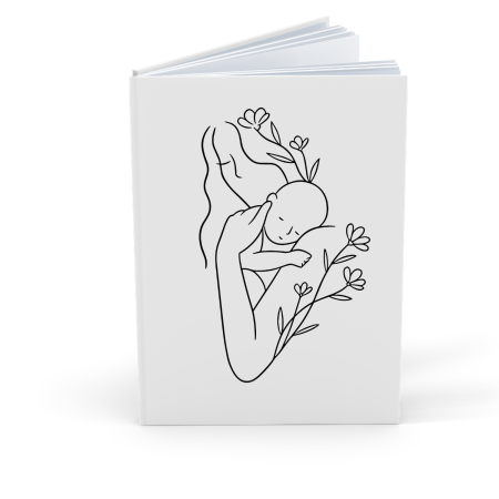 Agende Personalizate - Agenda/Jurnal pentru cea mai buna mama, cadou 8 martie, Ziua mamei, 100 file albe format A5 Art Drawing