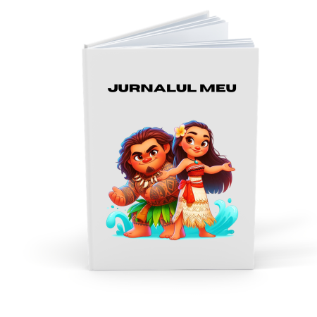 Agende Personalizate - Agenda/Jurnal pentru copii, 100 file, foaie alba, Moama si Maui