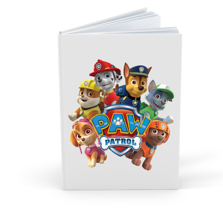 Agende Personalizate - Agenda/Jurnal pentru copii, 100 file, foaie alba, Patrula Catelusilor (Paw Patrol)