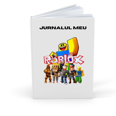 Agende Personalizate - Agenda/Jurnal pentru copii, 100 file, foaie alba, Roblox