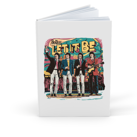 Agende Personalizate - Agenda/Jurnal The Beatles, 100 file, foaie alba, pasionatii de muzica