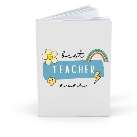 Agende Personalizate - Agenda/Notebook pentru Cel mai Bun Profesor/Invatator, format A5, 100 file