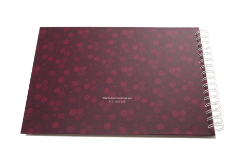 Album foto / Guestbook / Caiet marturii pentru botez, format A4 landscape, pix inclus, wild one [1]