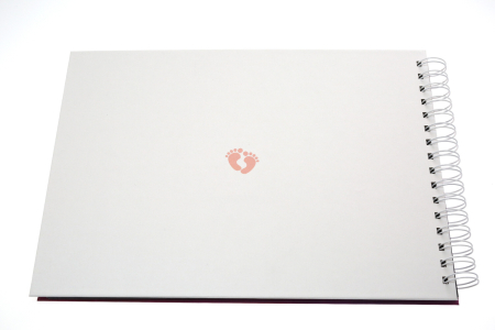 Album foto / Guestbook pentru botez Girls, A4 landscape, pix inclus, accesoriu nunta [2]