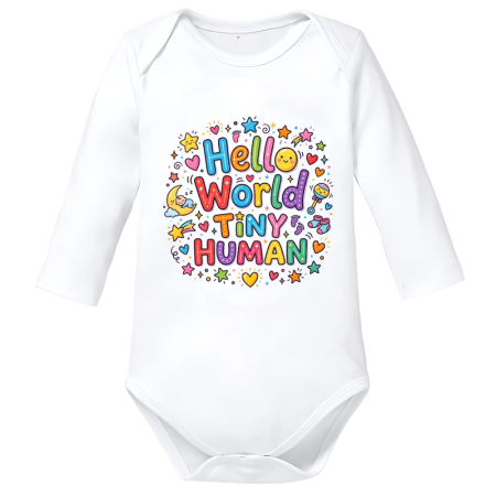 Body-uri Bebelusi - Body Bebe 100% Bumbac, Made in Romania, Mesaj Funny, Moale si Confortabil, Unisex, marimea 68