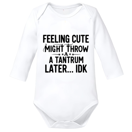 Body-uri Bebelusi - Body Bebe 100% Bumbac, Made in Romania, Mesaj Funny, Moale si Confortabil, Unisex, marimea 68