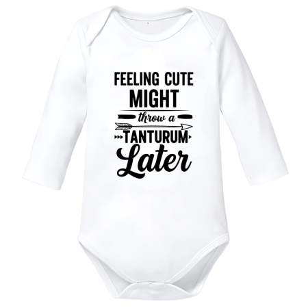 Body-uri Bebelusi - Body Bebe 100% Bumbac, Made in Romania, Mesaj Funny, Moale si Confortabil, Unisex, marimea 68