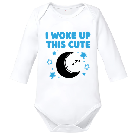 Body-uri Bebelusi - Body Bebe 100% Bumbac, Made in Romania, Mesaj Funny, Moale si Confortabil, Unisex, marimea 68