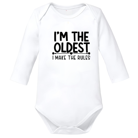 Body-uri Bebelusi - Body bebe big sister surori outfit cadou amuzant alb bumbac marimea 74