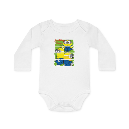Body-uri Bebelusi - Body Bebelusi, Minions, alb, marimea 82