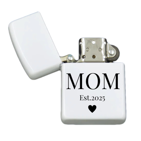 Brichete Personalizate - Brigheta personalizata pentru Cel mai buna MAMA, alba cutie inox
