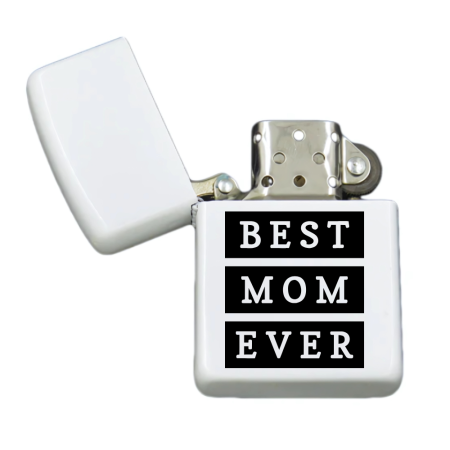 Brichete Personalizate - Brigheta personalizata pentru Cel mai buna MAMA, alba, cutie inox