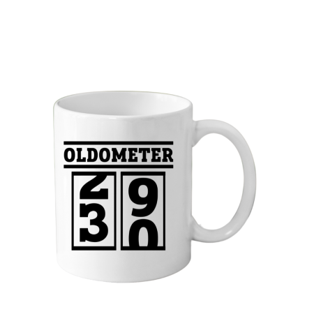 Cani Personalizate - Cana din ceramica haioasa Aniversare 30 ani, alba, 330 ml