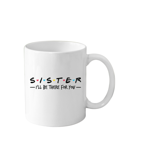 Cani Personalizate - Cana din ceramica haioasa, Cea mai buna Sora din lume, 330 ml, alba