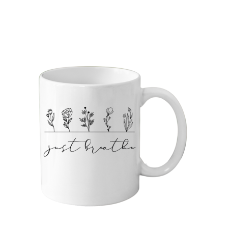 Cani Personalizate - Cana din ceramica haioasa, cu mesaj inspirational/motivational, alba, 330 ml