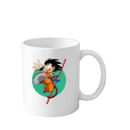 Cani Personalizate - Cana din ceramica haioasa desene animate vechi, 330 ml, alba, tematica Anime Japonia