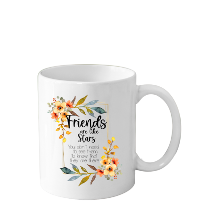 Cani Personalizate - Cana din ceramica haioasa despre prieteni (Cea mai buna prietena - familie), 330 ml, alba