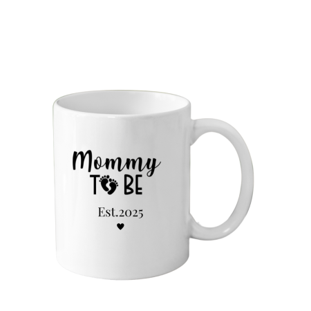Cani Personalizate - Cana din ceramica haioase, Mom to be, 2025 pentru gravide
