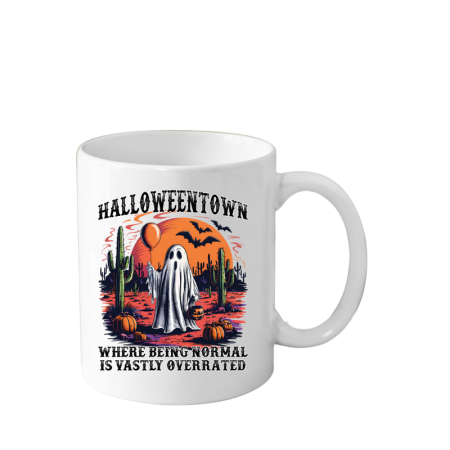 Idei de Cadouri - Cana Halloween alba 330 ml decor tematic petrecere