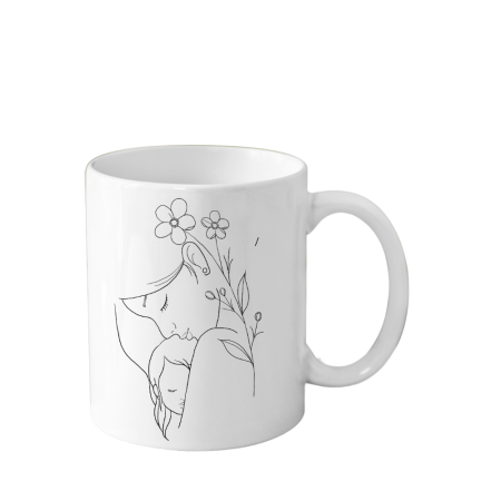 Cani Personalizate - Cana personalizata pentru mama (viitoare mamici), alba, 330 ml