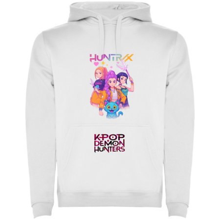 Tricouri Copii - Hanorac personalizat K POP Demon Hunters, alb, 7-8 ani