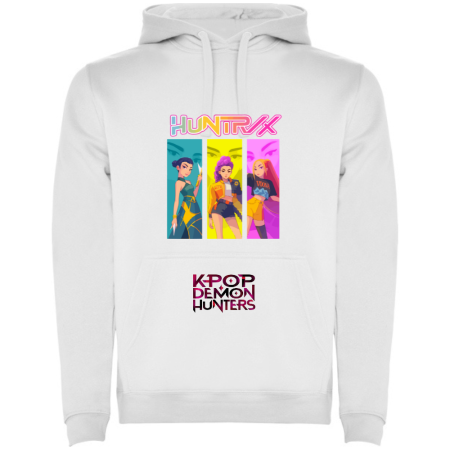 Tricouri Copii - Hanorac personalizat K POP Demon Hunters, alb, 7-8 ani