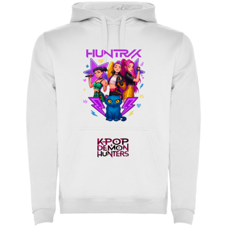 Tricouri Copii - Hanorac personalizat K POP Demon Hunters, alb, 7-8 ani