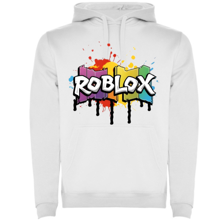 Tricouri Copii - Hanorac personalizat ROBLOX, alb, 7-8 ani