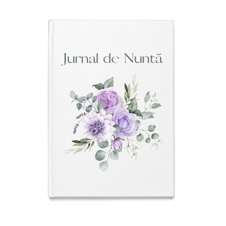 Agende Personalizate - Jurnal de nunta, Wedding Planner (organizator) pentru nunta, A5, 100 file albe