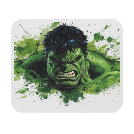 MousePad Personalizat - MousePAD Gaming/personal, rotund, pentru pasionatii de desene animate, Eroi Marvel, Hulk