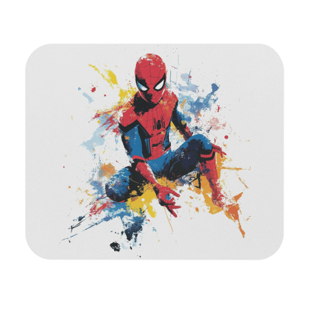 MousePad Personalizat - MousePAD Gaming/personal, rotund, pentru pasionatii de desene animate, Eroi Marvel, SpiderMan