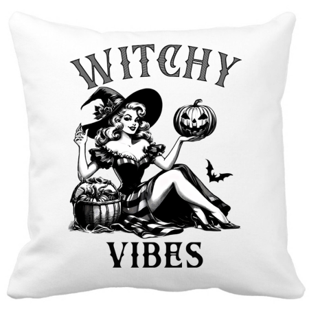 Perne decorative - Perna decor Halloween 40x40 cm cu imprimeu spooky
