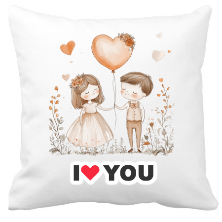 Perne decorative - Perna Indragostiti, 40x40 cm Valentine's Day, Ziua indragostitilor, cadou pentru ea