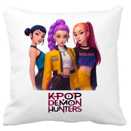 Perne decorative - Perna K POP Demon Hunters pentru camera copilului, 40x40 cm